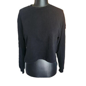 Urban Nation Womens Black Sweatshirt Size Small